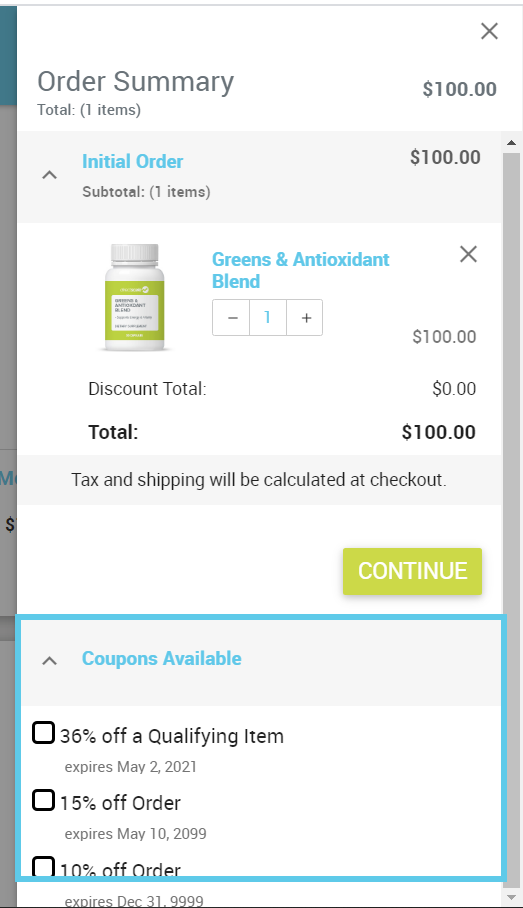 Allowing Coupons to be Applied in the Legacy Shop Help Center
